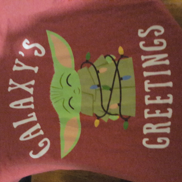 Star Wars Other - Baby Yoda Galaxy greetings t-shirt